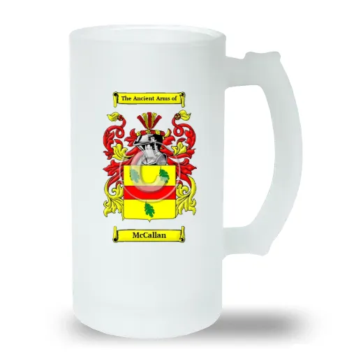 McCallan Frosted Beer Stein