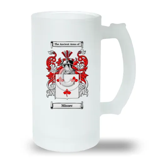 Misner Frosted Beer Stein
