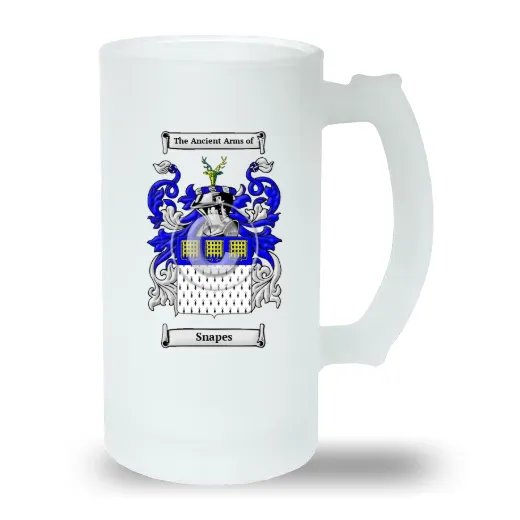 Snapes Frosted Beer Stein