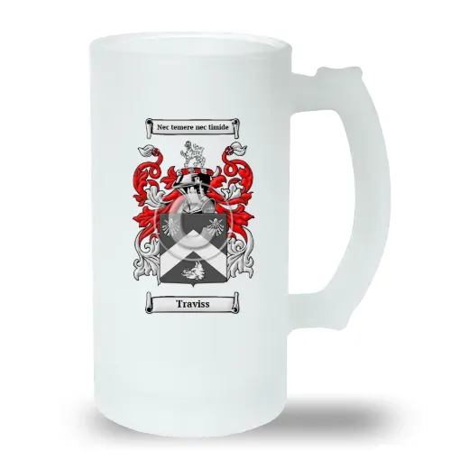 Traviss Frosted Beer Stein