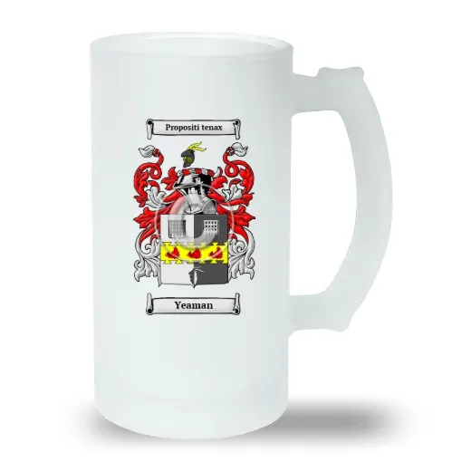 Yeaman Frosted Beer Stein