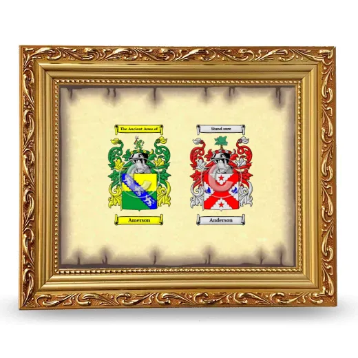 Anniversary Framed - Gold