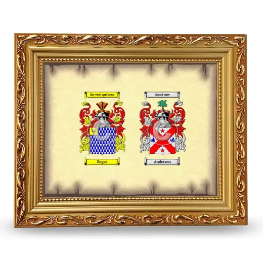 Anniversary Framed - Gold