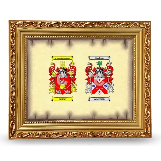 Anniversary Framed - Gold