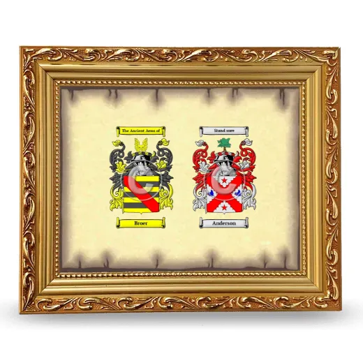 Anniversary Framed - Gold