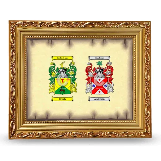 Anniversary Framed - Gold