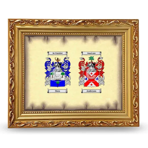 Anniversary Framed - Gold