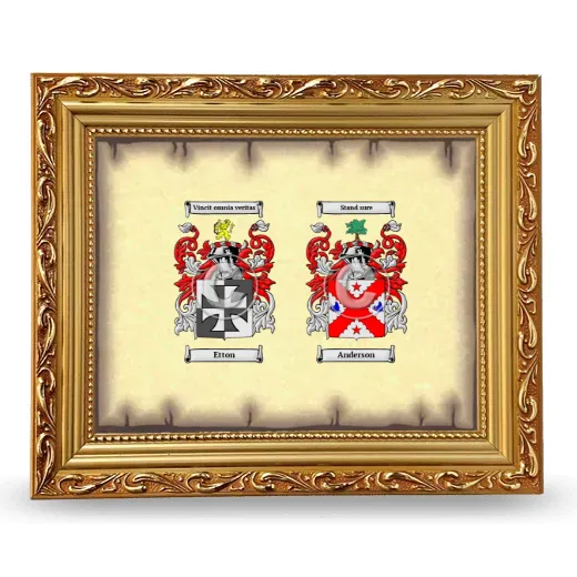 Anniversary Framed - Gold