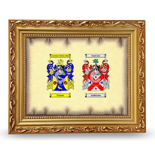 Anniversary Framed - Gold