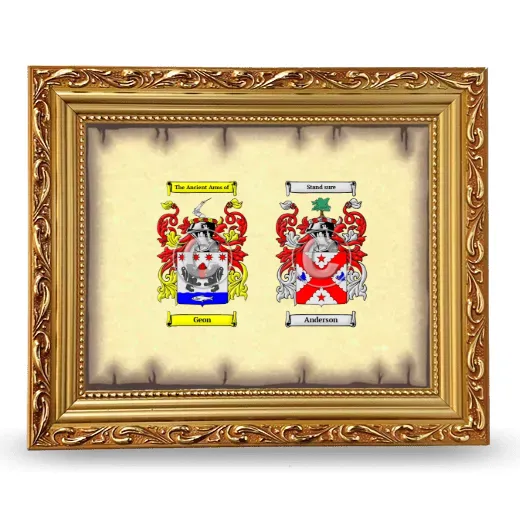 Anniversary Framed - Gold