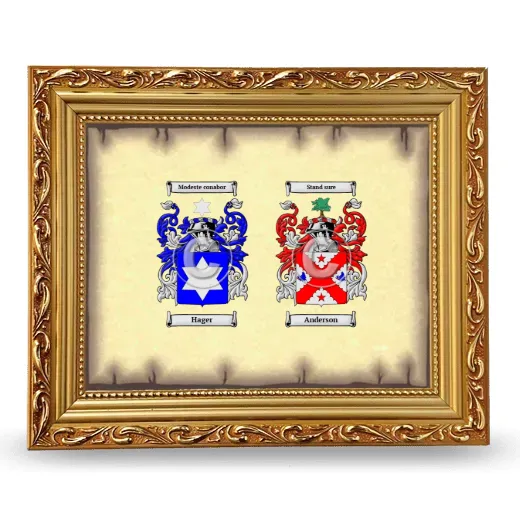 Anniversary Framed - Gold
