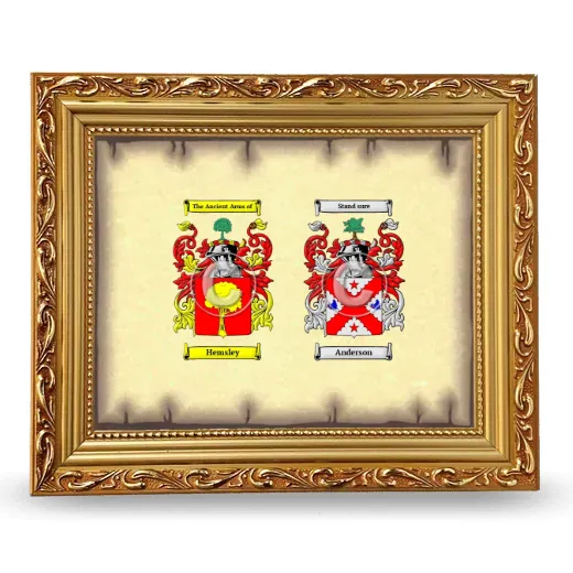 Anniversary Framed - Gold
