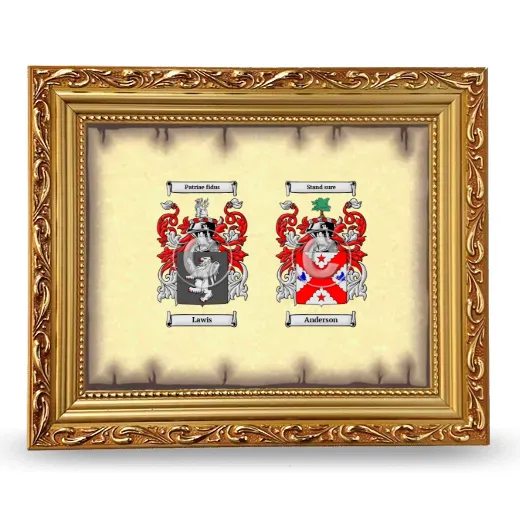 Anniversary Framed - Gold