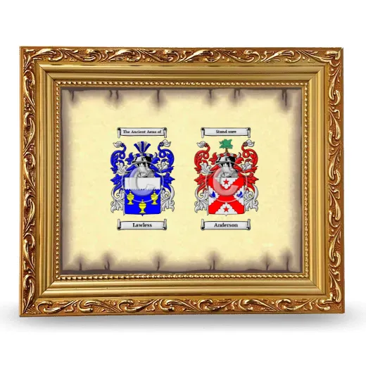 Anniversary Framed - Gold