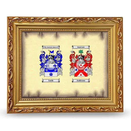 Anniversary Framed - Gold