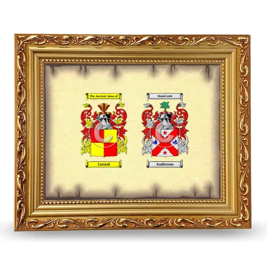 Anniversary Framed - Gold