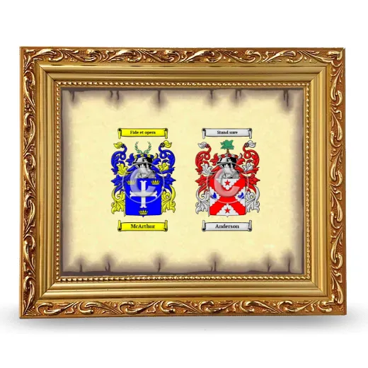 Anniversary Framed - Gold