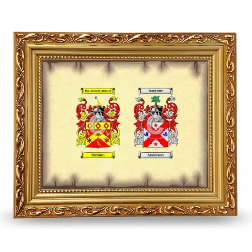 Anniversary Framed - Gold