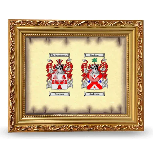 Anniversary Framed - Gold