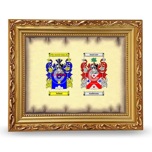 Anniversary Framed - Gold