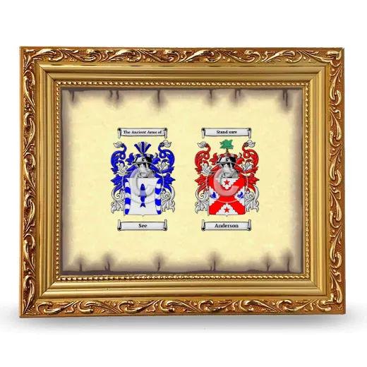 Anniversary Framed - Gold