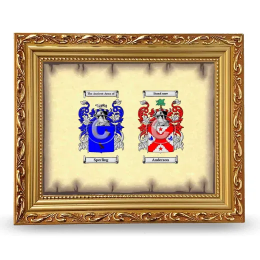 Anniversary Framed - Gold