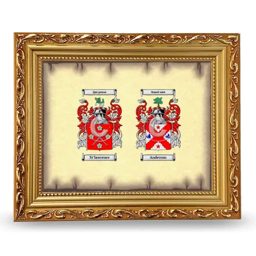 Anniversary Framed - Gold