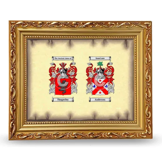 Anniversary Framed - Gold