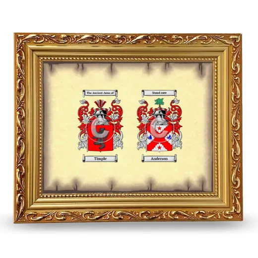 Anniversary Framed - Gold