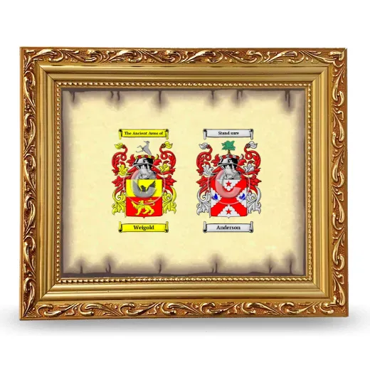 Anniversary Framed - Gold