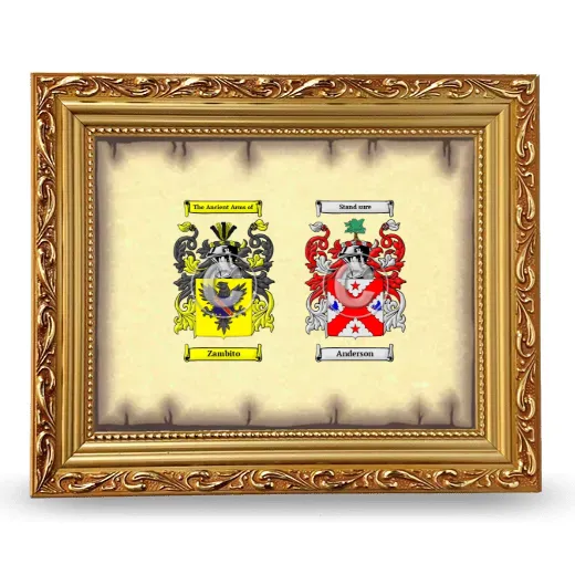 Anniversary Framed - Gold