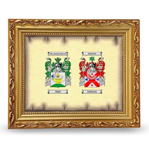 Anniversary Framed - Gold