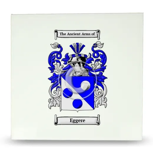 Eggere Large Ceramic Tile with Coat of Arms