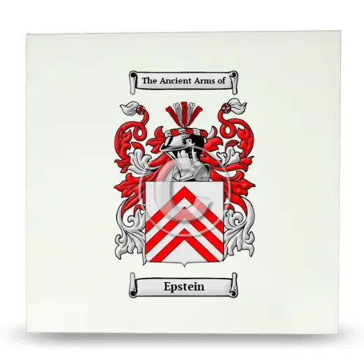 Epstein Large Ceramic Tile with Coat of Arms