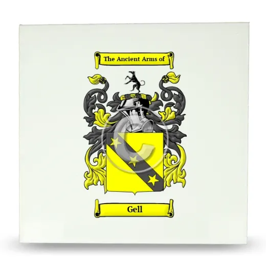 Gell Large Ceramic Tile with Coat of Arms
