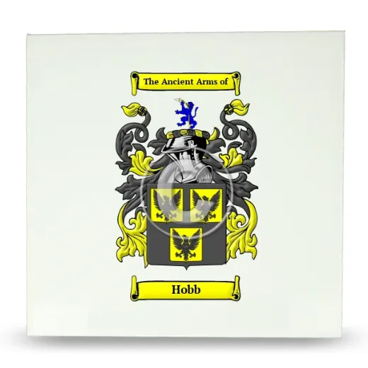 Hobb Large Ceramic Tile with Coat of Arms
