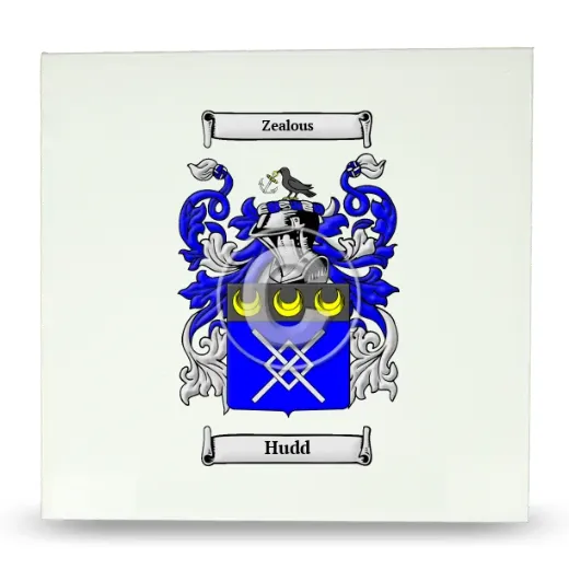 Hudd Large Ceramic Tile with Coat of Arms