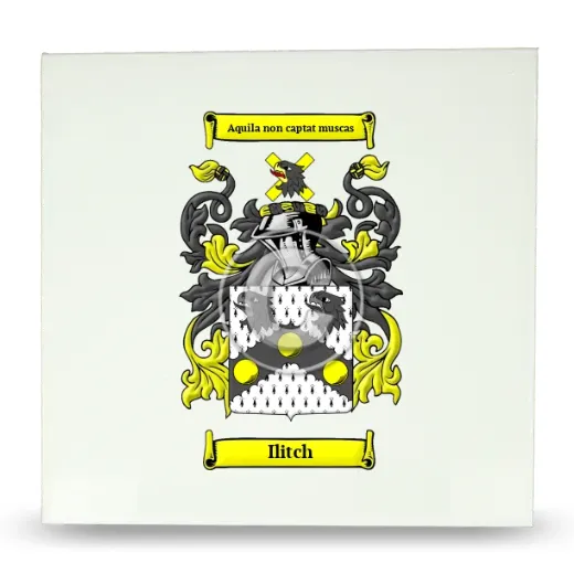 Ilitch Large Ceramic Tile with Coat of Arms