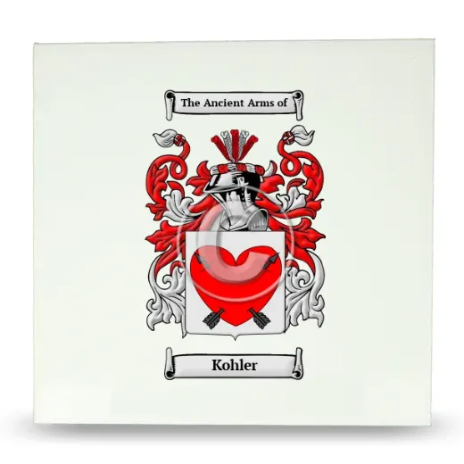 Kohler Large Ceramic Tile with Coat of Arms