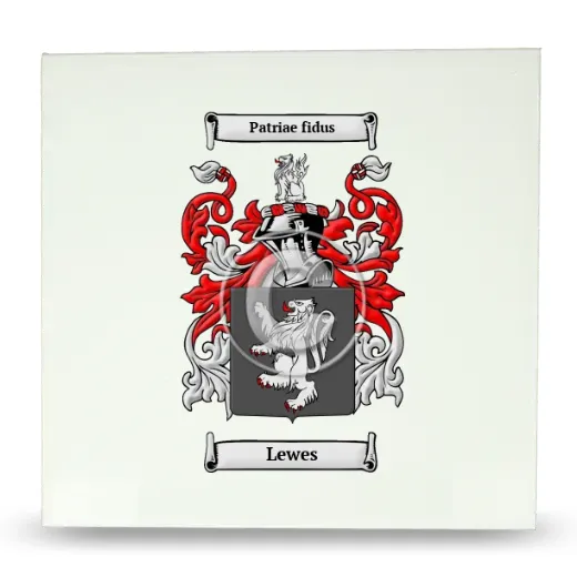 Lewes Large Ceramic Tile with Coat of Arms