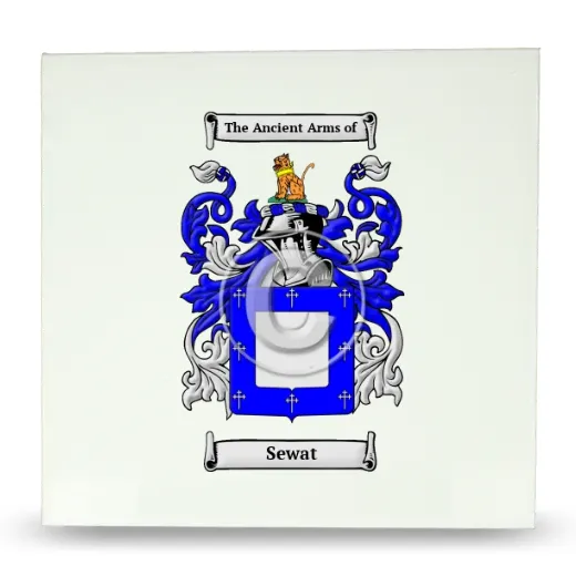 Sewat Large Ceramic Tile with Coat of Arms