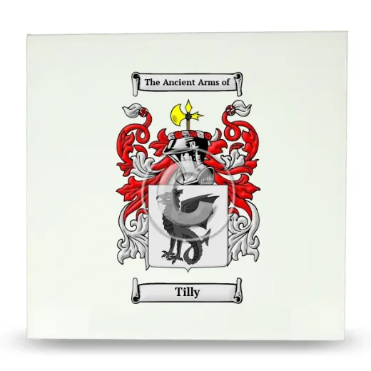 Tilly Large Ceramic Tile with Coat of Arms