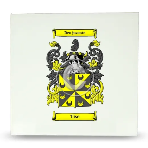 Tise Large Ceramic Tile with Coat of Arms