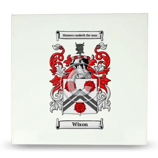Wixon Large Ceramic Tile with Coat of Arms