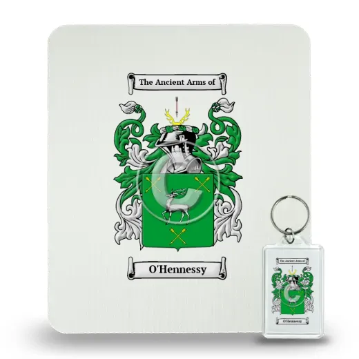 O'Hennessy Mouse Pad and Keychain Combo Package