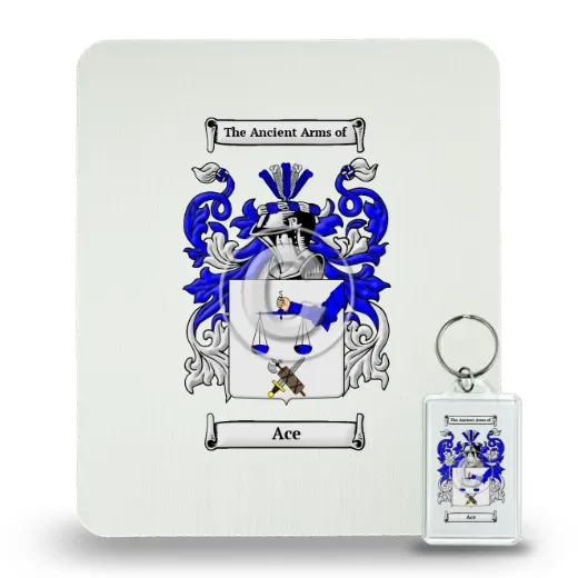 Ace Mouse Pad and Keychain Combo Package