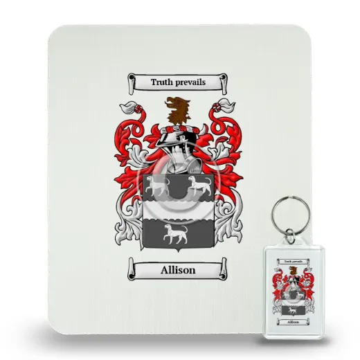 Allison Mouse Pad and Keychain Combo Package