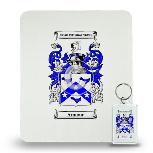 Armour Mouse Pad and Keychain Combo Package