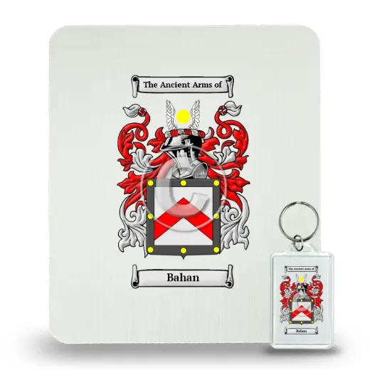 Bahan Mouse Pad and Keychain Combo Package
