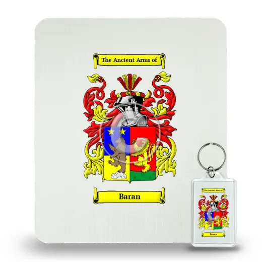 Baran Mouse Pad and Keychain Combo Package